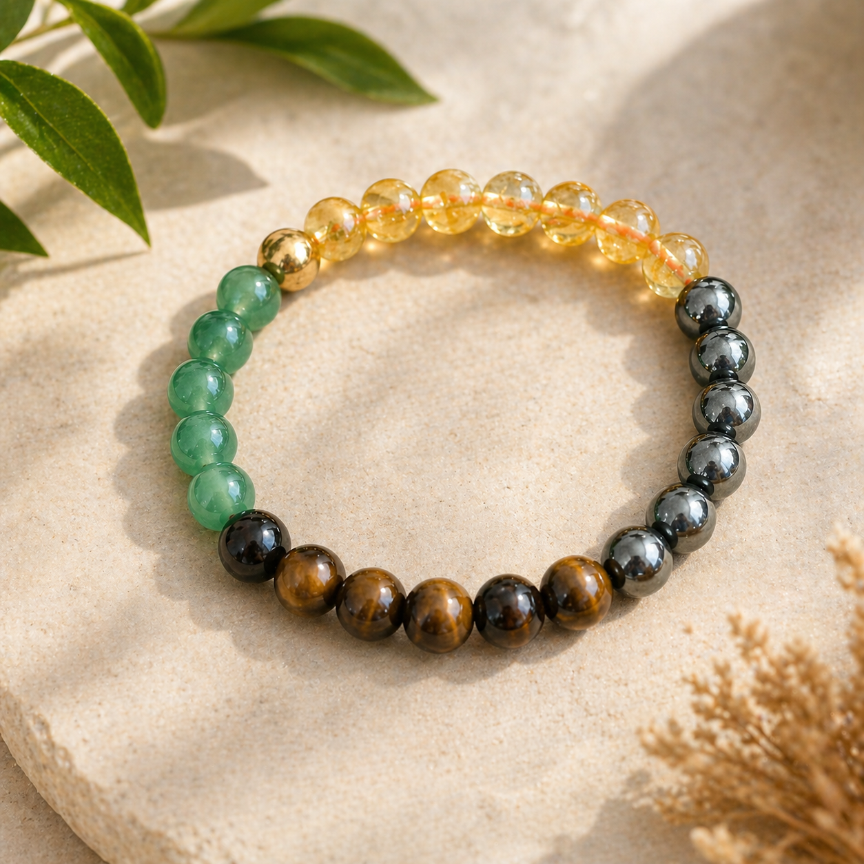 Prosperity & Protection Crystal Bracelet