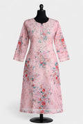 Mul Mul Shalimar Pink | Lucknavi Kurti