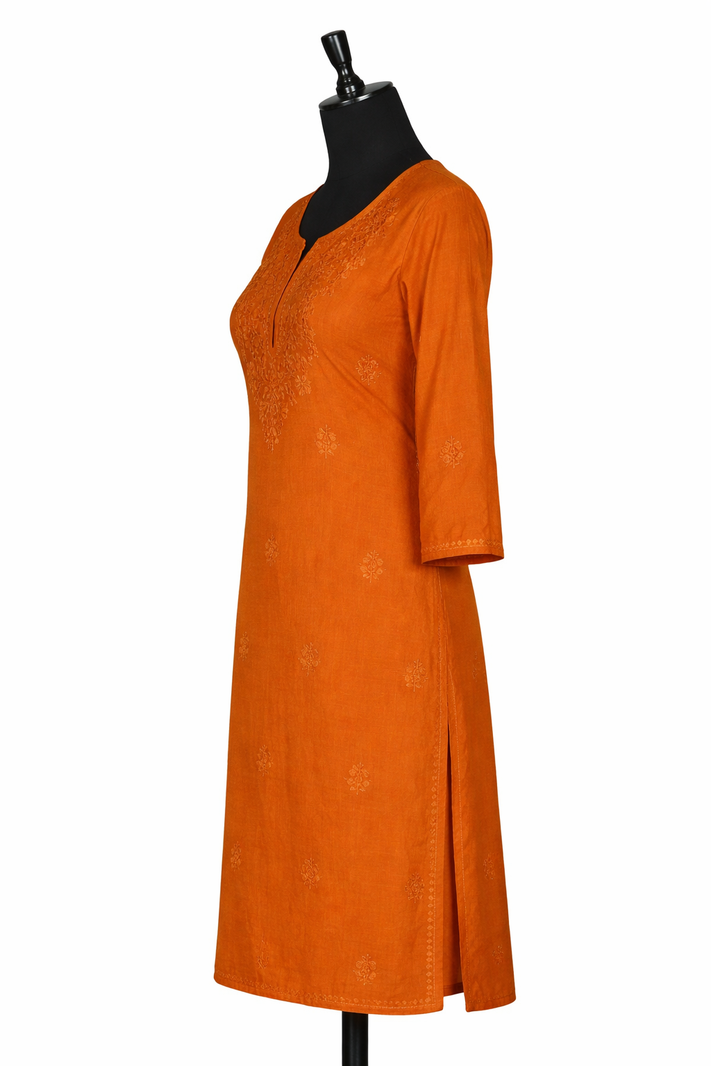 Royal Rayon Comfort Mustered yellow | Lucknavi Kurti