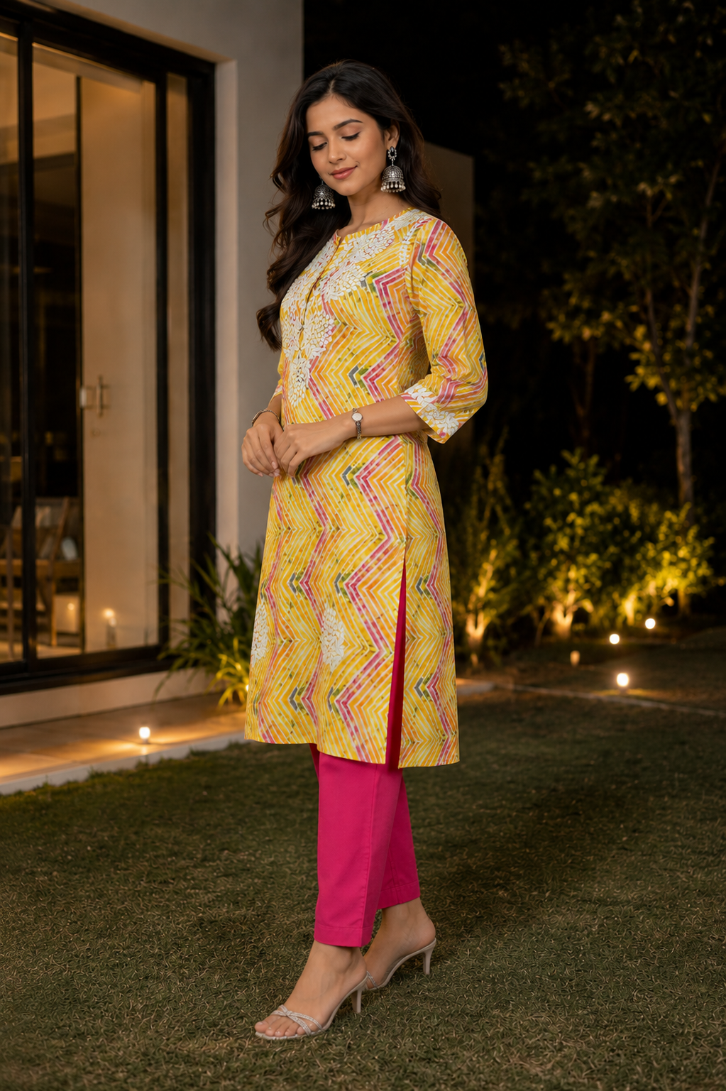 Kanak Noor Lucknowi Kurti