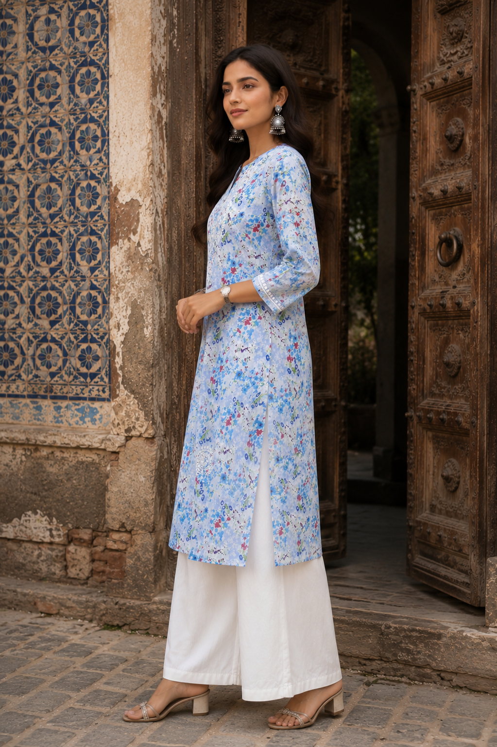 Gulbahar Lucknowi Kurti