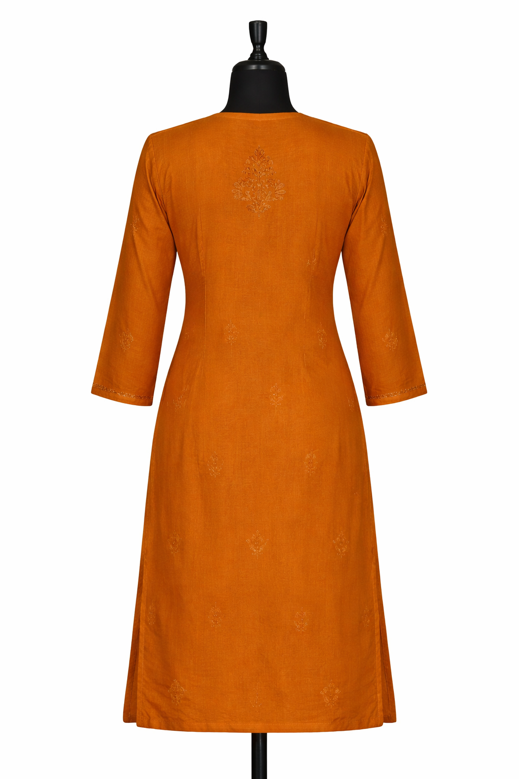 Royal Rayon Comfort Mustered yellow | Lucknavi Kurti