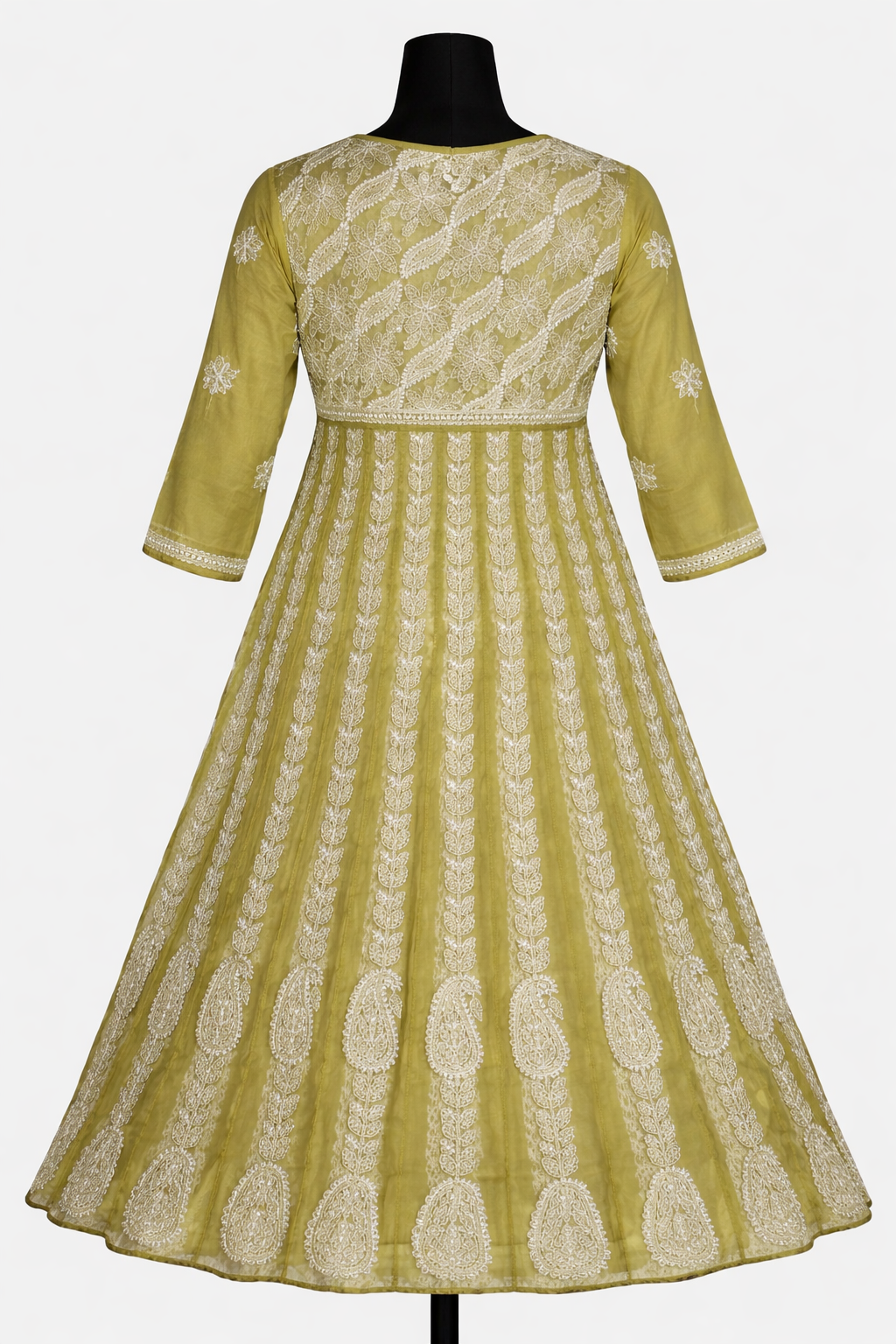 Royal Flare Suit Green | Lucknavi Kurti
