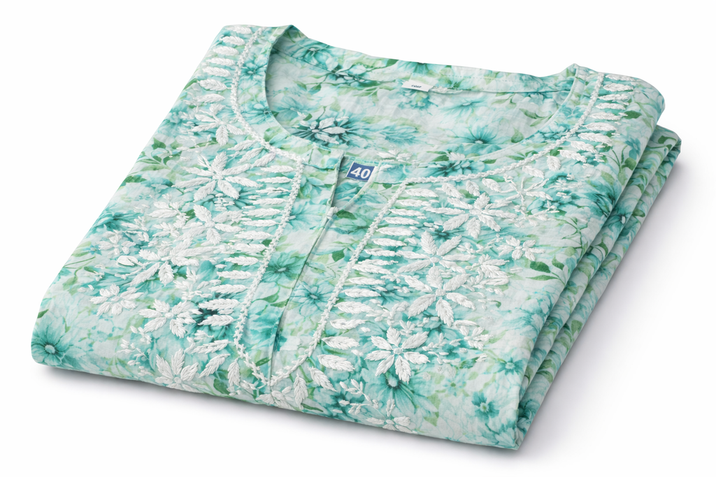 Mul Mul GB | Lucknavi Kurti