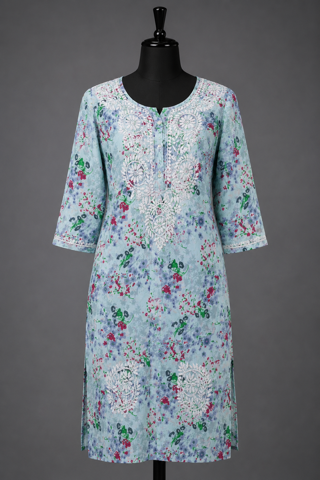 Neel Pushp Lucknowi Kurti