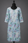 Neel Pushp Lucknowi Kurti